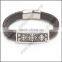 personalized leather wrap bracelet With Engraved