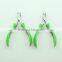 Cuticle Nail Nipper With Non-slip Green Handle