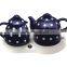 Enamel kettle set/ Ceramic LED Electric kettle/ White High Quality Teapot set/ 2015 New Design