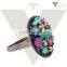 Multi Tourmaline Natural Colors Ring, New Design Ring Colleation Jewelry Wholesale Jewelry Supplier