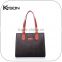Leather celebrity tote bag oem woman bags brand