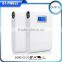 Best selling dual usb 10400mahled torch light portable power bank