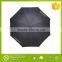 Black golf umbrella with 8 ribs and steel frame