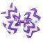Deshine Wholesale Ribbon Bow Colorful Ripple Bobby Pins ZX1041