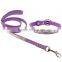 Berry Flocking Material Diamond Puppy Dog Collars and Leashes