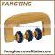 Promotional Skidproof Hand Held Wooden Roller Massager For Face