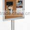 two tire double sides aluminum poster stand