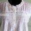 Big Production Ability White Cotton Nightgown