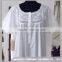Good Supplier White Cotton Dressing Gown Night Dress