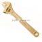 Hot sale heavy duty adjustable wrench explosion-proof tools manufacturer
