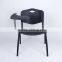 big wholesale cheap plastic stacking office conferance meeting chairs with writing tablet 1007A