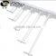High Quality Display Tube Bar Double Line Hooks With Pirce Tag Holder