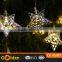 Holiday Decorative Solar Outdoor Fence Falling Led Christmas Star String Lights
