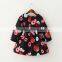 Korean fashion china baby clothing manufacturing princess printed flower dress,