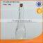 High quality glass cosmetic bottle with cork lid