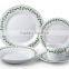 White porcelain dinnerware sets for tableware daily use or gifts