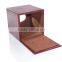 2015 best selling stylish leather decorative tissue box OEM design square tissue box