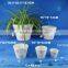 color glazed bulk stoneware flower pot wholesale