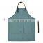 Custom high quality denim work apron heavy duty