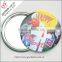 High quality promotional top fashion gift printing tin mirror