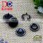 Brass Pearl Prong Snap Fastener Buttons for Shirt, 4 Parts Metal Button for Baby Clothes