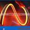 Amazing Double side emitting orange ultra-thin led neon light for outdoor