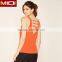 Latest Design Comfortable Loose Fitness Crop Tops Girs Custom Sleeveless Top With Sexy V-Back