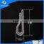 Transparent plastic clips for garment packing