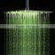 Hydro Power Rainfall Shower Head With Led Water Glow Generator