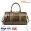 New desgin women genuine leather travel bag with different color