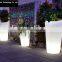 led flower pot lighted planters rechargeable led flowerpot for party garden light up flower pot