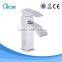 low height square temperature copper hotel basin faucet
