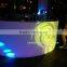 Acrylic Material Led Light Up Long Bar Table Counter Nightclub Bar Furniture