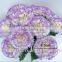 New Style H40cm Purple Fabric Flowers Bush Artificial Carnation