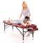 Popular stationary Folding type spa massage bed