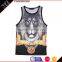 2016 hot sale Gym Singlets Mens Tank Tops Stringer Bodybuilding and Fitness Men's GYM Tank top Sports Clothes