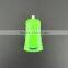 Low price 5v 2.1A 10W dual usb port mini car charger for smartphone, tablet pc