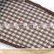 Plush cow texture warm indoor slippers with closed toe eva sole