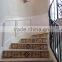 High class custom house waterjet marble stair medallion border
