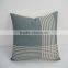 Bulk custom plain geometric design sublimation printed pillow cover