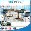 TB 10 seaters glass dining table leather chair comedor mesa kitchen furnitures