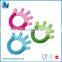 BPA Free Eco-friendly Silicone Baby Teether Finger Teethers