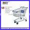 yiwu folding shopping trolley use in Supermarket HSX-1307