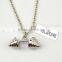 Antique Silver Vintage Circle 45LBS 20.4KG Weight Plate and DISCIPLINE Charms Sports Necklace