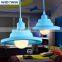 Pendant lights colorful Led E27 lamparas colgantes pendente de teto Silicone Vintage Edison lustre rope Pendant lamp light
