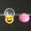 Promotional Gift Smile Face Shaped PVC Key chain in Plastice Egg