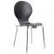 Strong modern black bent wood dining chair hot sale and popular