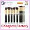 10 pcs soft hair private label makeup brush set tools