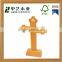 Top grade natural handmade mini funny crafts decoration customized wooden cross