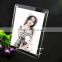 custom clear plexiglass picture frame with magnet